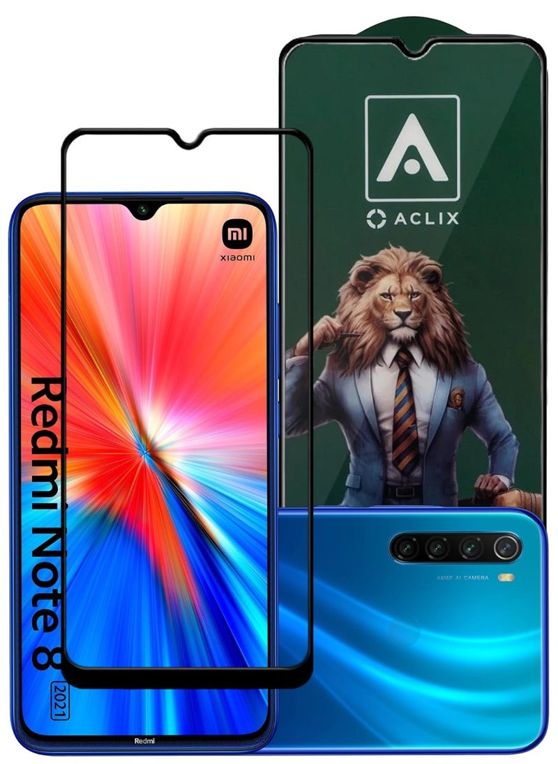 ACLIX Antistatic ESD Dustproof Premium Quality High Definition Tempered Glass Screen Protector Designed For Xiaomi Redmi Note 8 - Image 1