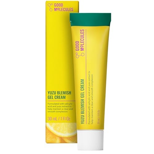 Good Molecules Yuzu Blemish Gel Cream Lightweight Gel Moisturizer with Salicylic Acid BHA and Natural Extracts to Target Blemishes Even Skin Tone and Texture Skin Care for Face - Image 1