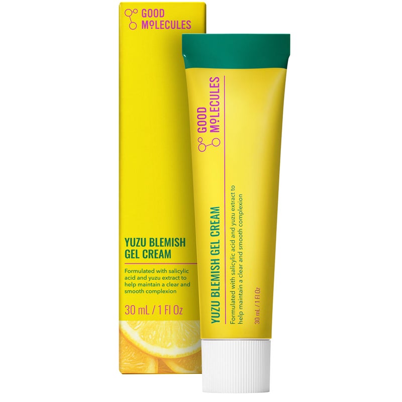 Good Molecules Yuzu Blemish Gel Cream Lightweight Gel Moisturizer with Salicylic Acid BHA and Natural Extracts to Target Blemishes Even Skin Tone and Texture Skin Care for Face - Image 3