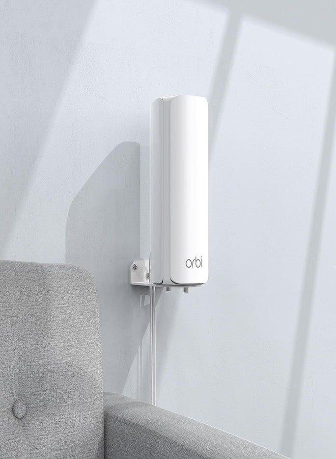 VOMENC Wall Mount Holder Compatible with Orbi WiFi 7 Mesh System (RBE770/RBE772/RBE773/RBE370), for Orbi 770/970 /870 Series WiFi Accessories Mounting with Easy Installation and Space Saving (2pack) - Image 3
