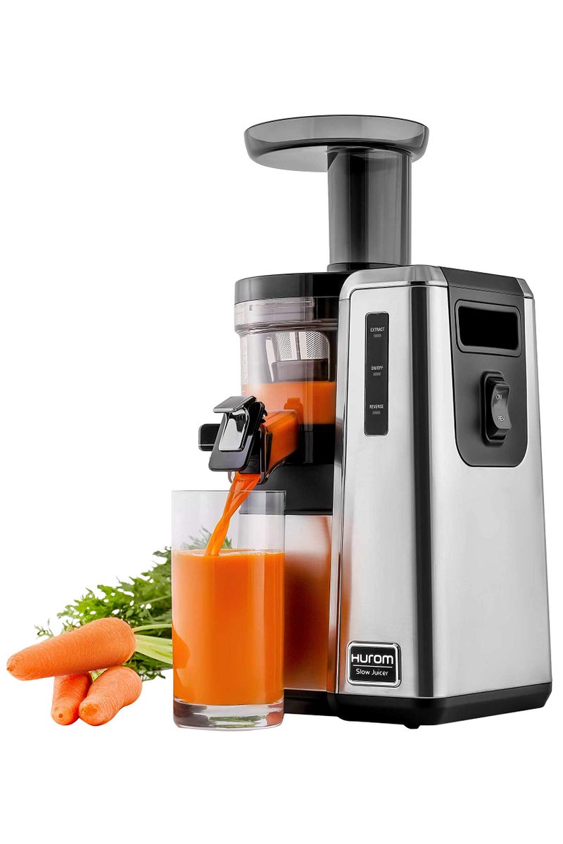 HUROM HZ Slow Juicer, Silver - Image 1