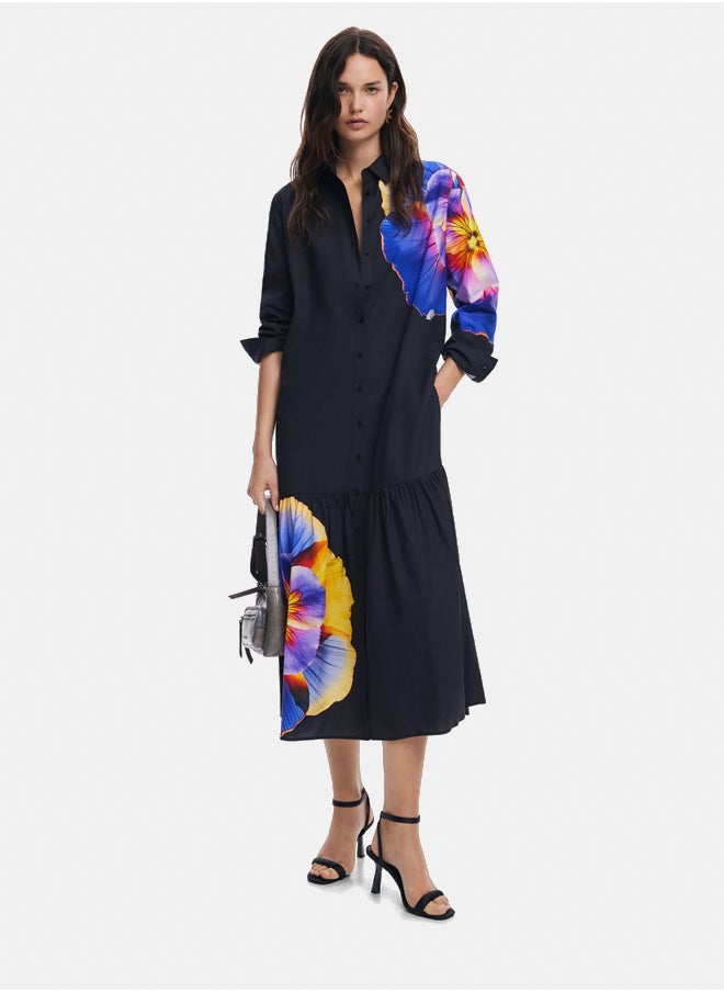 DESIGUAL - Floral shirt dress M. Christian Lacroix - Image 1
