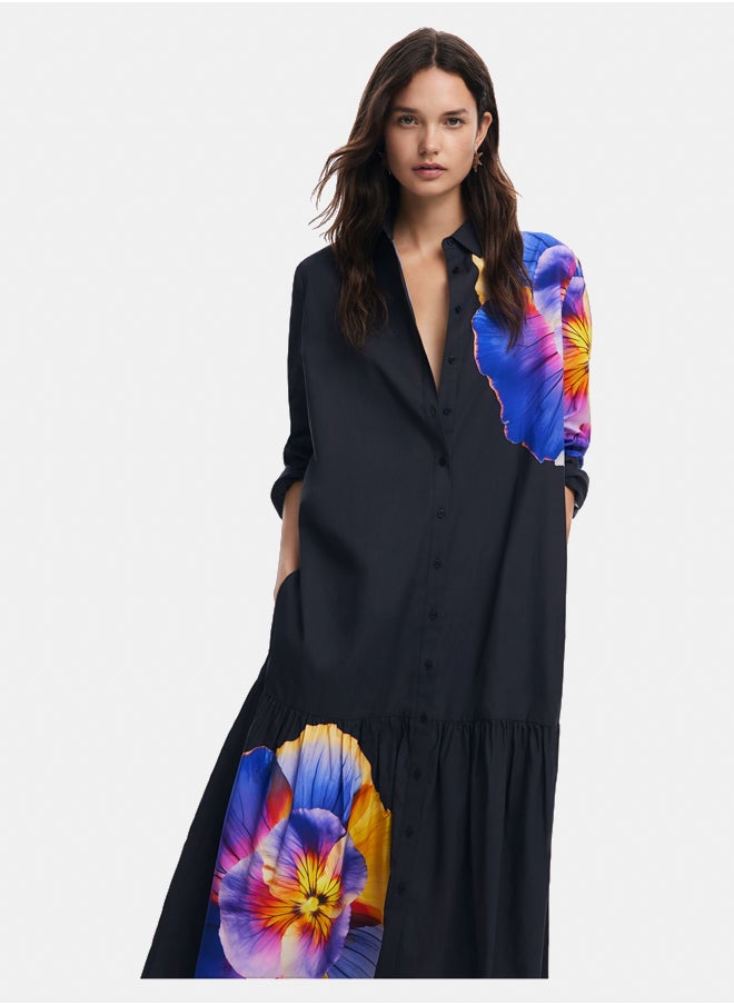 DESIGUAL - Floral shirt dress M. Christian Lacroix - Image 1