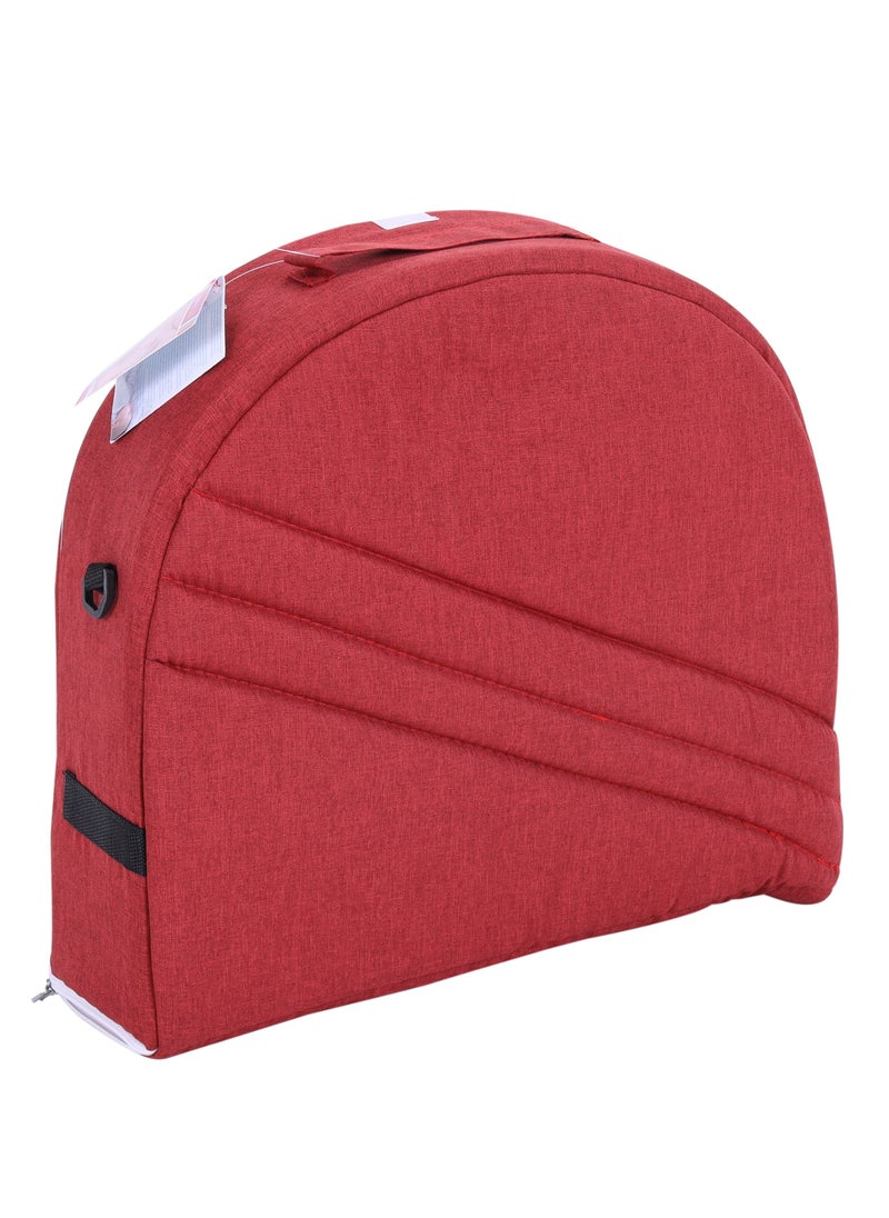 BABY PLUS - Portable Soft White Baby bed with Mosquito Net and Durable Red Base|Lightweight and Foldable | Cozy and Safe | Perfect for both Home and Travel - Image 1