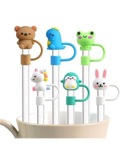 FALMER Glass Straw With Silicone Cover And Brush For Easy Cleaning (Various Shapes)  - Image 2