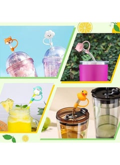 FALMER Glass Straw With Silicone Cover And Brush For Easy Cleaning (Various Shapes)  - Image 4
