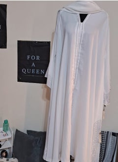 Generic Queen's Famous White Abaya  - Image 4