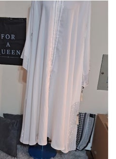 Generic Queen's Famous White Abaya  - Image 5