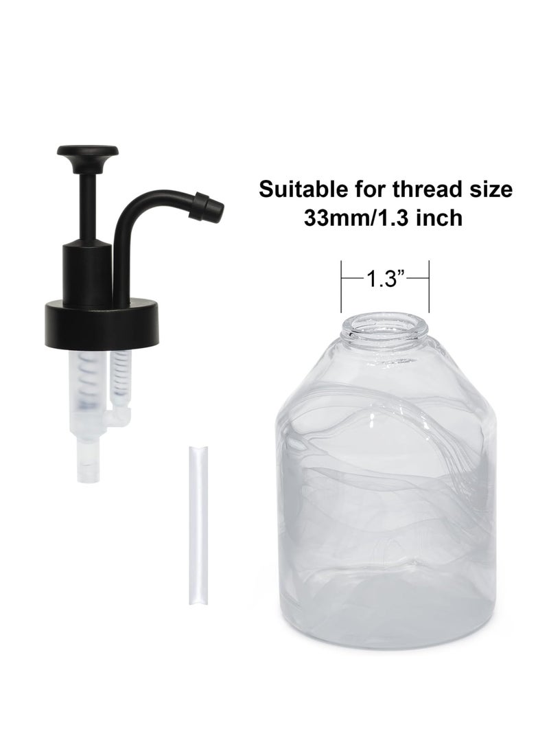 Soap and Lotion Dispensers Pump Replacement,Smooth Action,Fits Wider Opening Bottles with 1.3 in (33 mm) Thread,Rust&Leak Proof  - Image 2