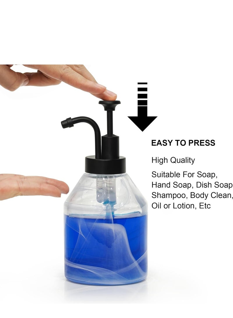 Soap and Lotion Dispensers Pump Replacement,Smooth Action,Fits Wider Opening Bottles with 1.3 in (33 mm) Thread,Rust&Leak Proof  - Image 4