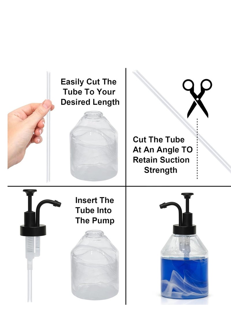 Soap and Lotion Dispensers Pump Replacement,Smooth Action,Fits Wider Opening Bottles with 1.3 in (33 mm) Thread,Rust&Leak Proof  - Image 3