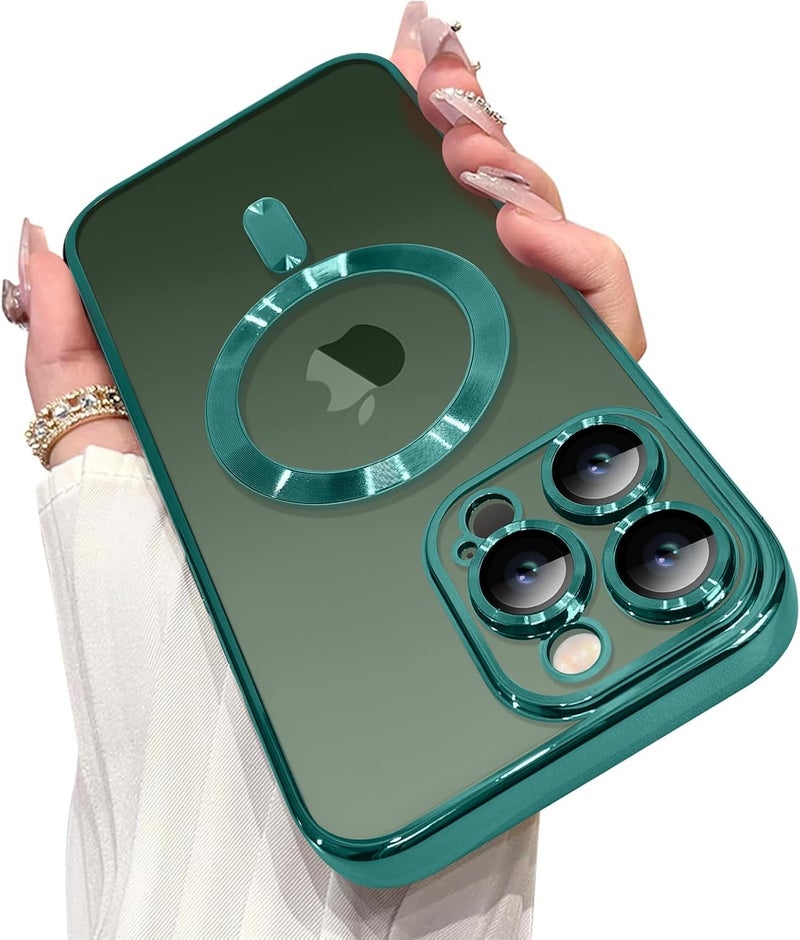 OOK Phone Case Made for iPhone 13 Pro Max Teal | 6.7 Inch, with Camera Lens Protector, Compatible with MagSafe, Anti-Scratch, Shockproof, Slim, Magnetic Phone Cover, for Women Men - Image 1