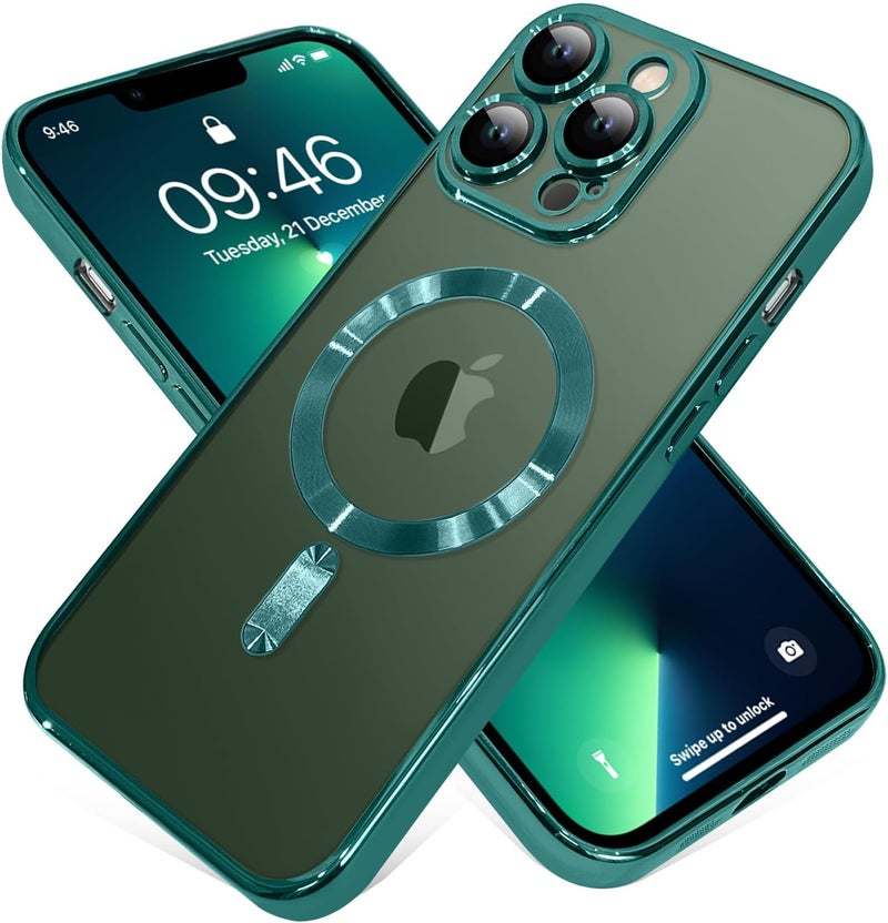 OOK Phone Case Made for iPhone 13 Pro Max Teal | 6.7 Inch, with Camera Lens Protector, Compatible with MagSafe, Anti-Scratch, Shockproof, Slim, Magnetic Phone Cover, for Women Men - Image 4