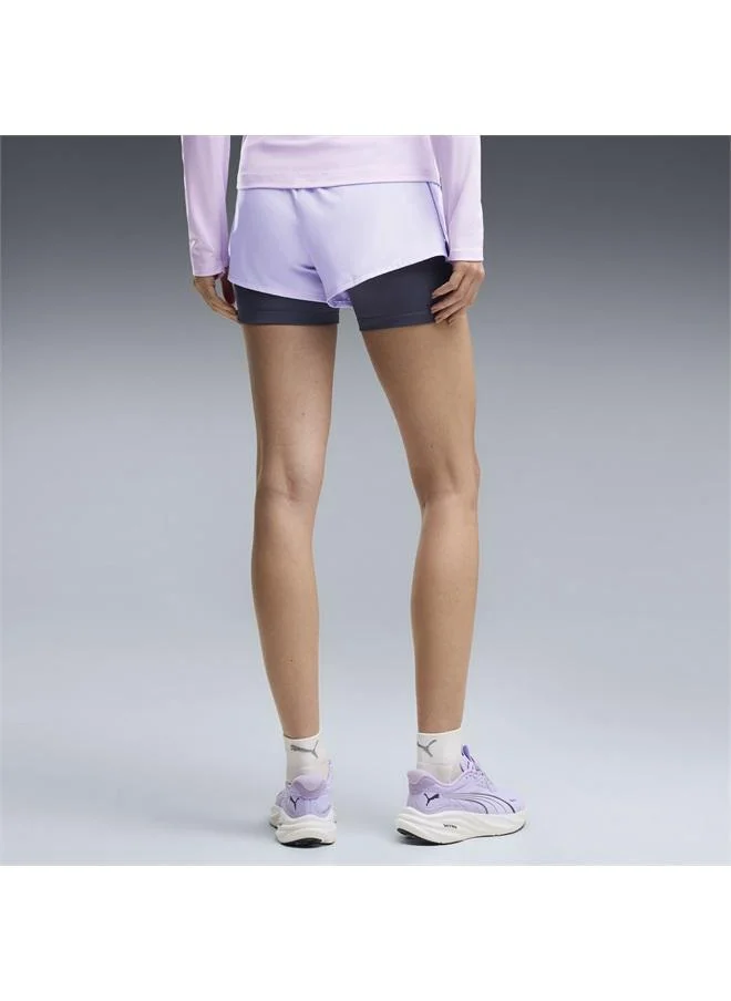 Puma Light Lavender VELOCITY 2in1 3" Running Shorts Women for Women | Best Price UAE