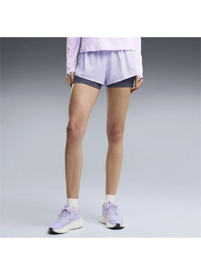 Puma Light Lavender VELOCITY 2in1 3" Running Shorts Women for Women | Best Price UAE