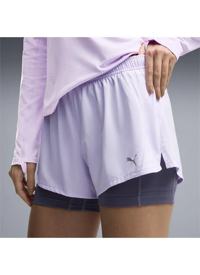 Puma Light Lavender VELOCITY 2in1 3" Running Shorts Women for Women | Best Price UAE