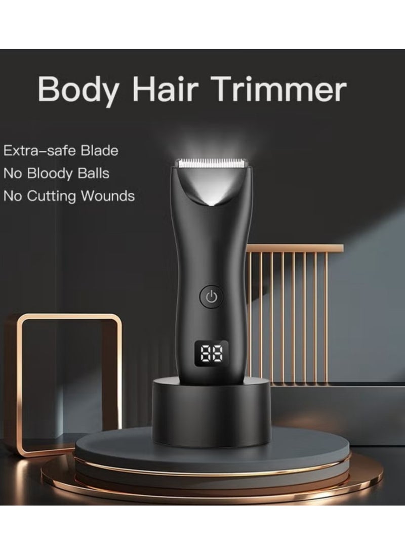 Body Trimmer for Men, Men Grooming for  Body, Electric Trimmer, Body Shaver Groomer Safe Suitable for Sensitive Areas Rechargeable Waterproof Wet/Dry - Image 5