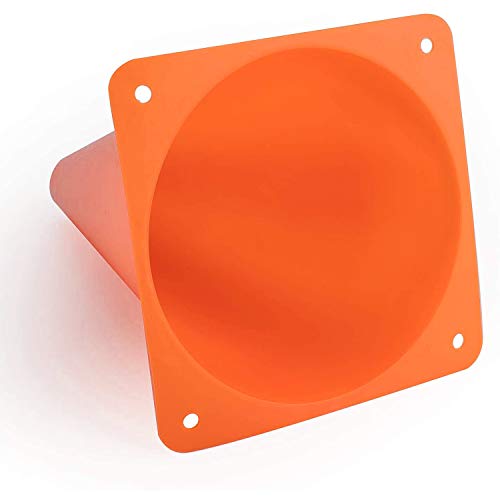 Bekith 12 Pack 12.5 Inch Plastic Traffic Cones with Racing Chequered Flags, Orange Agility Sports Cones, Thick Soccer Training Cones for Outdoor Activity, Festive Events, Fitness Training - Image 4