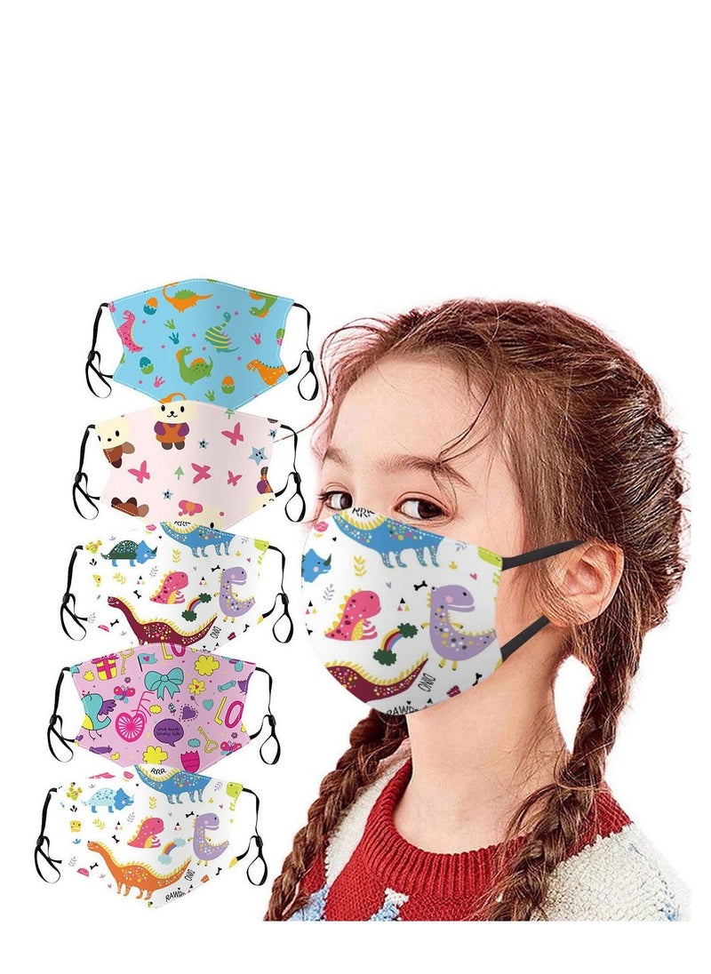 Jueqian 5-Piece Different Styles Of Children's Masks  - Image 1