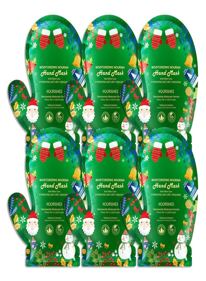LJYBoBin Hand Mask Moisturizing Gloves 6 Pack,Hydrating Hand Mask for Women,Soft Gloves for Dry Cracked Skin N - Image 1