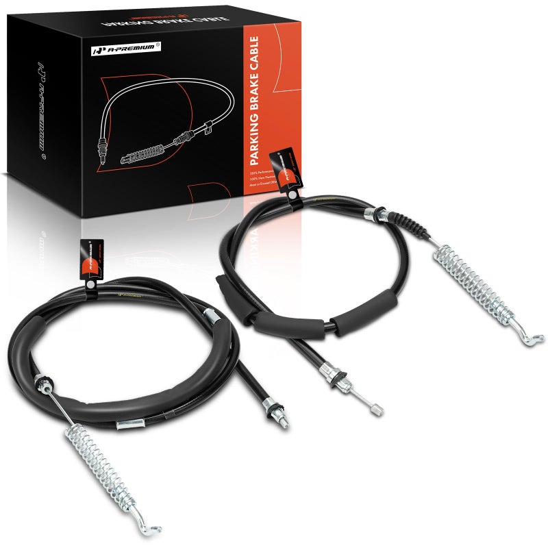 APremium Rear Side Parking Brake Cable Assembly Compatible with Chevrolet GMC Cadillac Models Tahoe 20002004 Suburban 1500 20002004 Avalanche 1500 20022004 Yukon XL 1500 Escalade ESV EXT