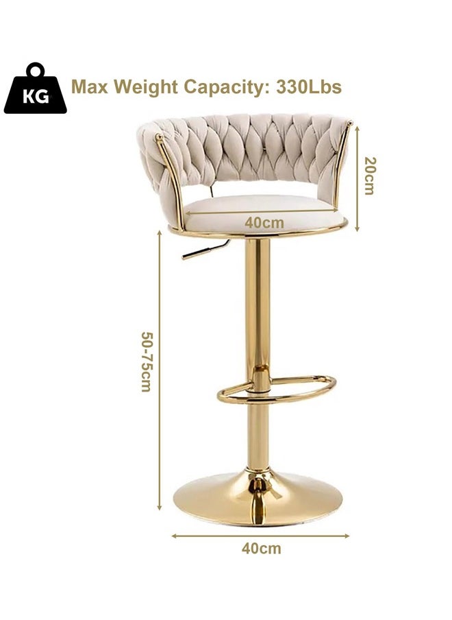 Swivel Bar Stools, Adjustable Counter Height Barstools Bar Chairs Modern Counter Stool