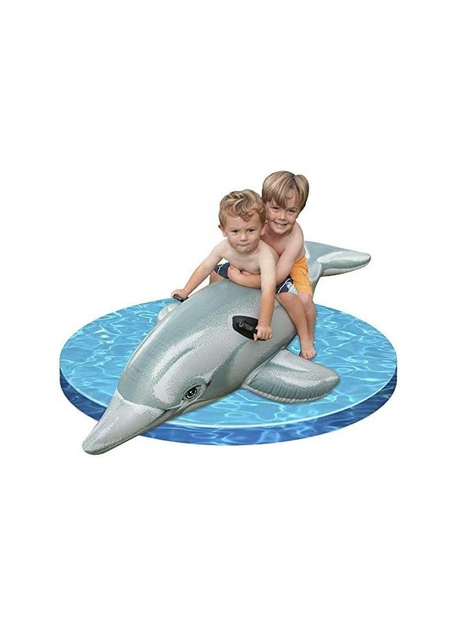 INTEX Dolphin Ride-On 79″ x 30″  - Image 2