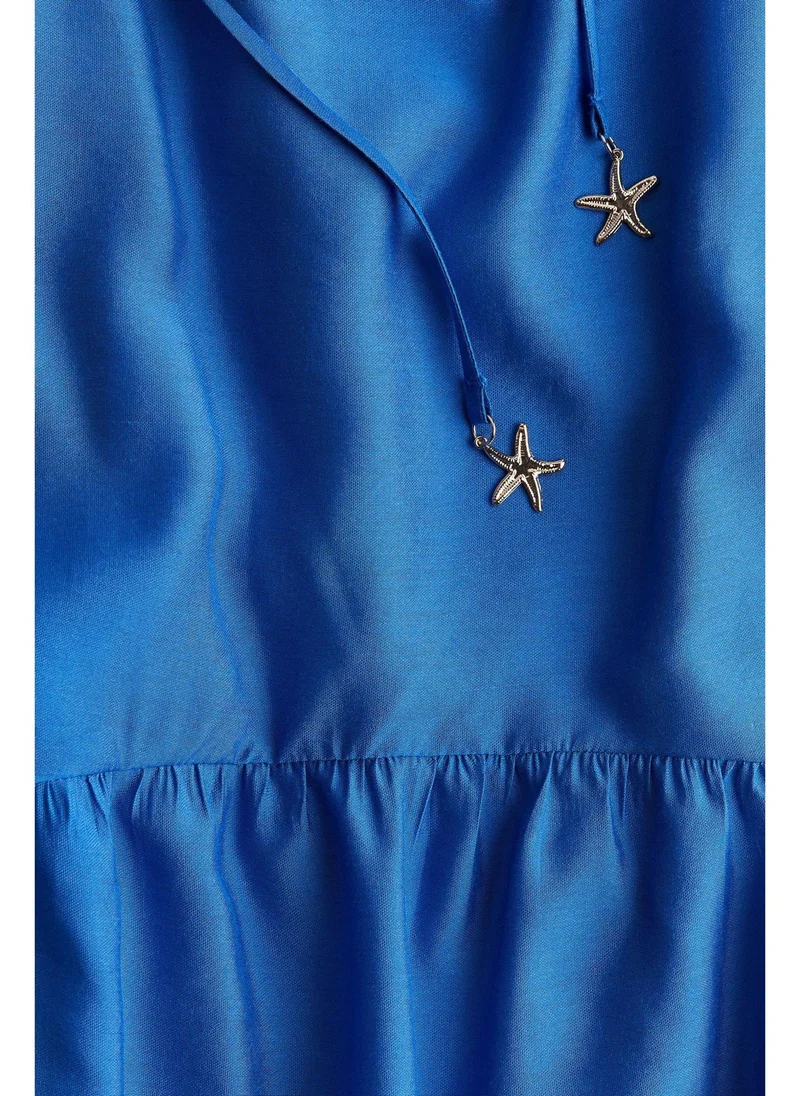 اتش اند ام Drawstring-detail dress