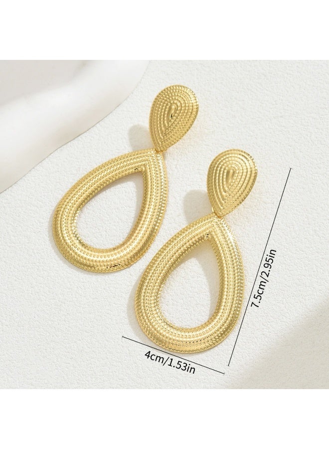 حقل أقراط ماء قطرات هوائية بتصميم عصري وبسيط تناسب العمل - Image 4