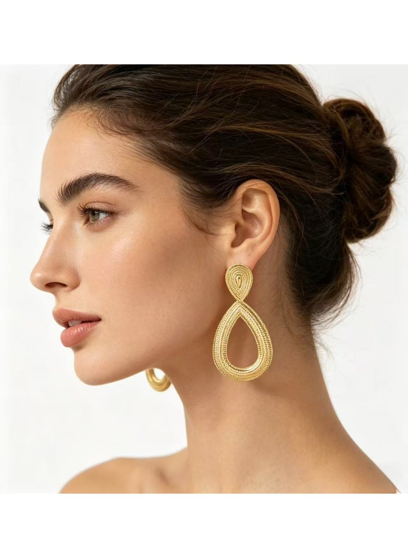 حقل أقراط ماء قطرات هوائية بتصميم عصري وبسيط تناسب العمل - Image 1