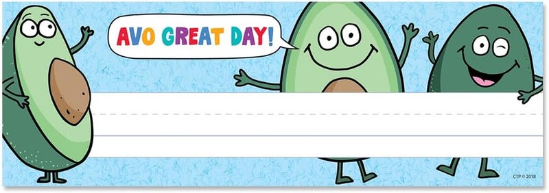 Creative Teaching Press So Much Pun! AVO Great Day! Name Plates (8460) - Image 1