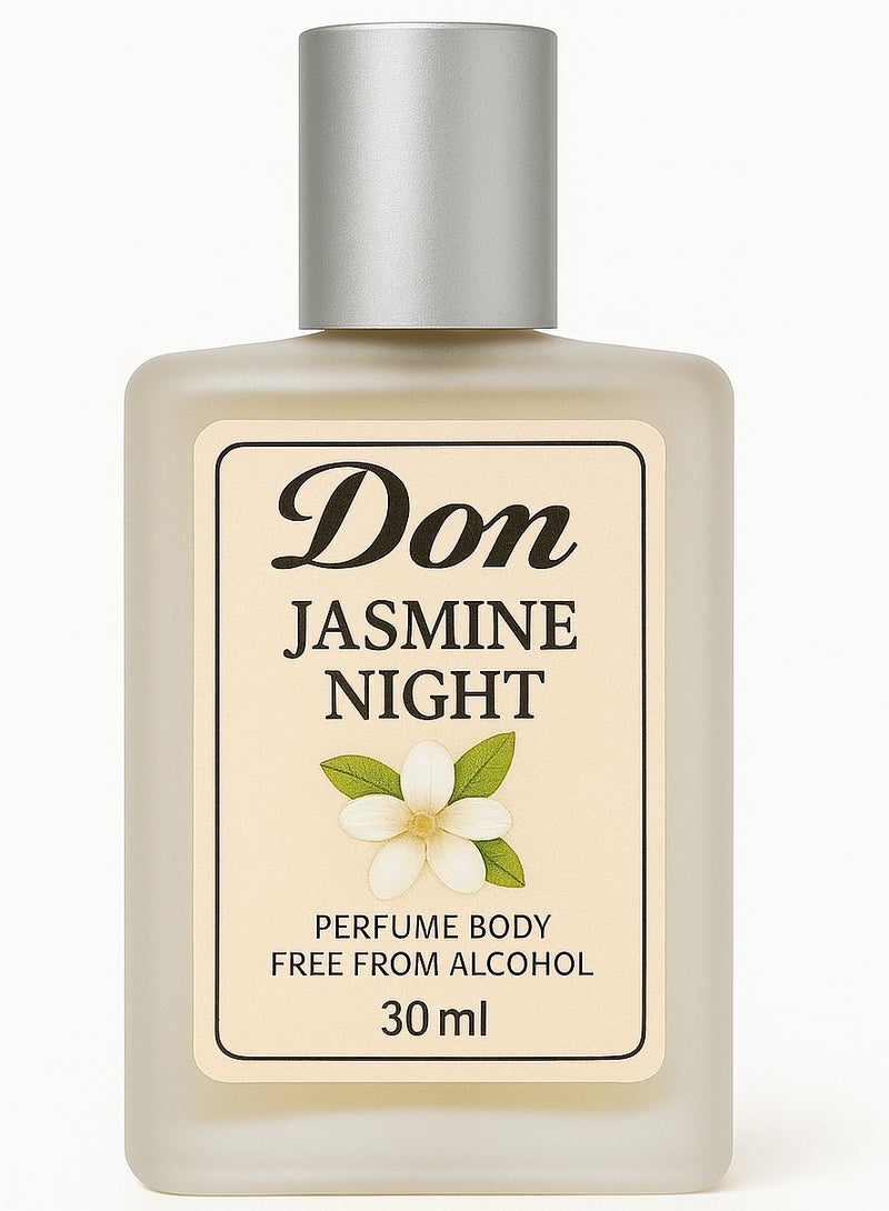 don Jasmine Night Perfume Body Free From Alcohol 30ml