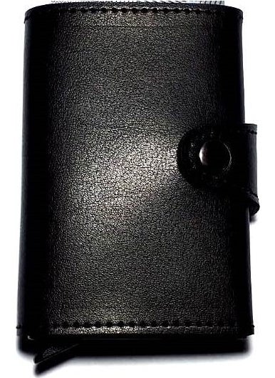 EMEK Vegan Leather Wallet Card Holder with Leather Mechanism  - Image 4