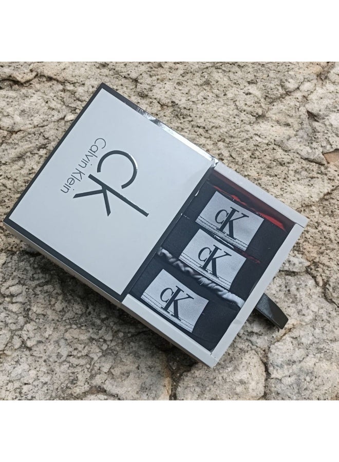 كالفن كلاين بيرفورمانس مجموعة بوكسر رجالي ملابس داخلية قطنية - (عبوة من 3 قطع) - مقاس لارج - Image 1