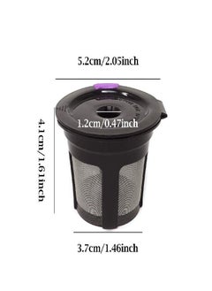 Honbay 2PCS Reusable Black Refillable Coffee Mesh Filter Cups Filters for Keurig Family 2.0 and Classic 1.0 Brewers Coffee Makers - pzsku/ZBE15E1E83353F7F921FEZ/45/_/1694167828/1adcbda4-bfb9-41ee-bcd9-1f5bd16f4b5f