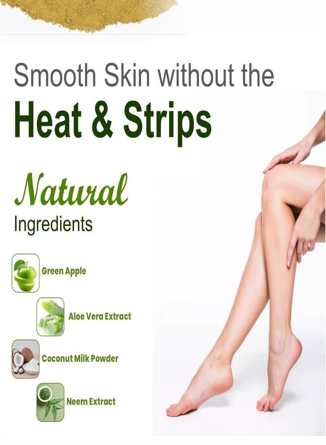 Ayur Active Painless Herbal Wax Powder for Hair Removal for women | NEEM & ALOE VERA EXTRACT - Image 2