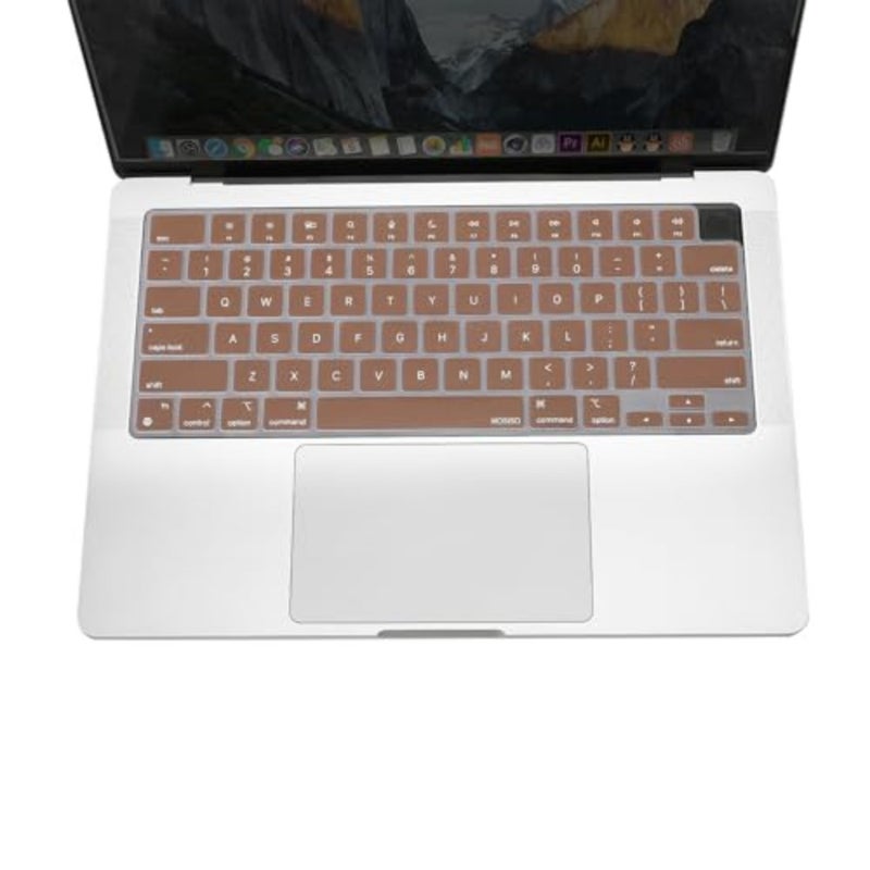 Keyboard Skin Compatible with MacBook Air 15 inch, M3 A3114 M2 A2941/Air 13.6 A3113 A2681/Pro 14/16 M4 M3 M2 M1 - Image 2