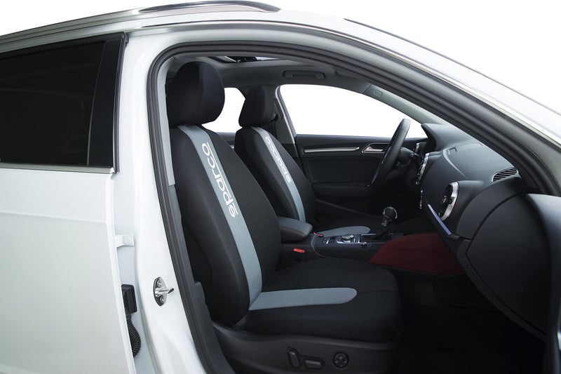 Sparco SPC1012 Set Covers for car Seats, Classic Model, 11 Pieces, Grey, 16 - Image 2