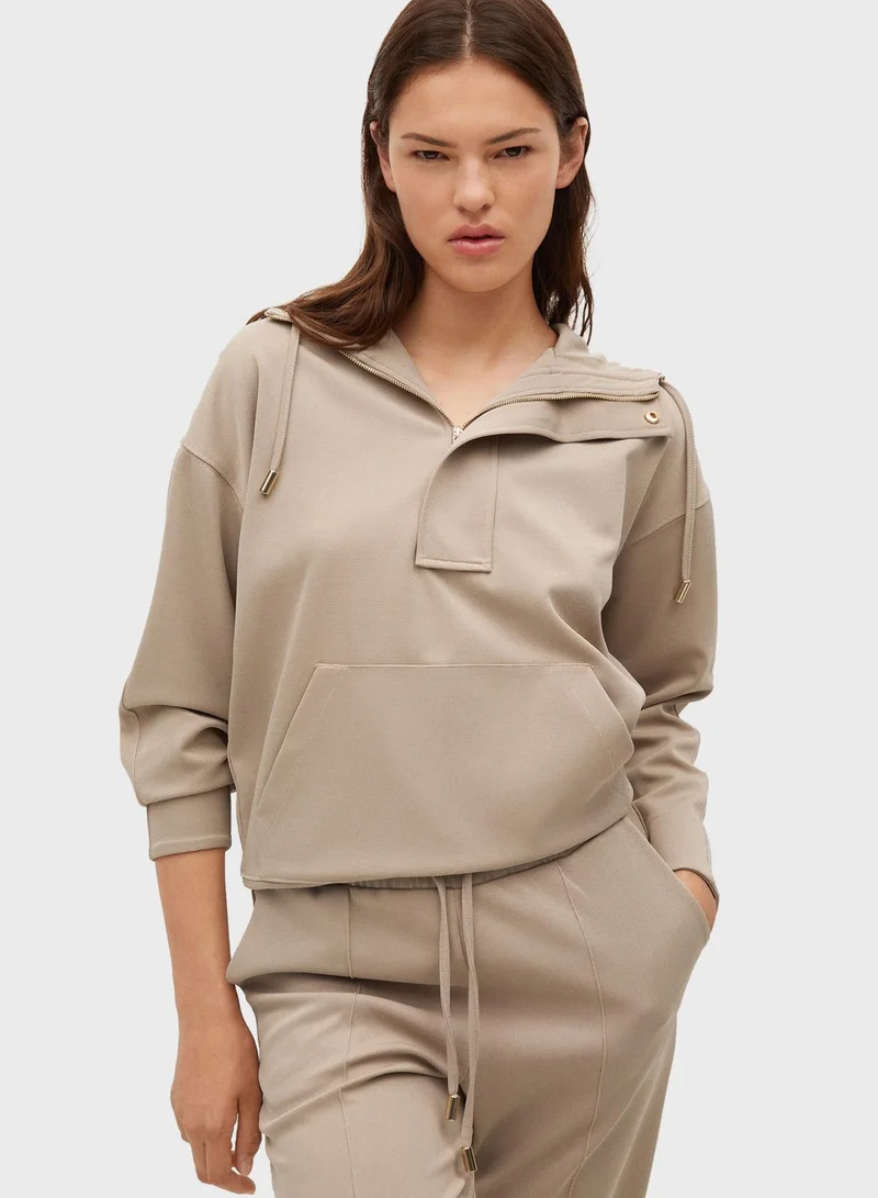 MANGO High Waist Pants