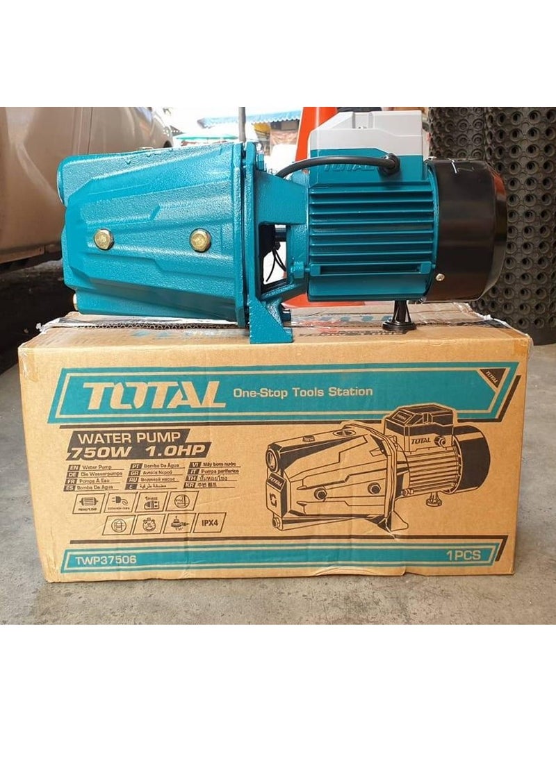 TOTAL TOTAL Water Pump 750W 1HP Self-Priming Jet Pump 51m Max Head, 55L/min Flow, Copper Motor, Stainless Steel Impeller - 220-240V, 9m Suction, 1" Pipe - Ideal for Garden, Home & Irrigation Use  - Image 4