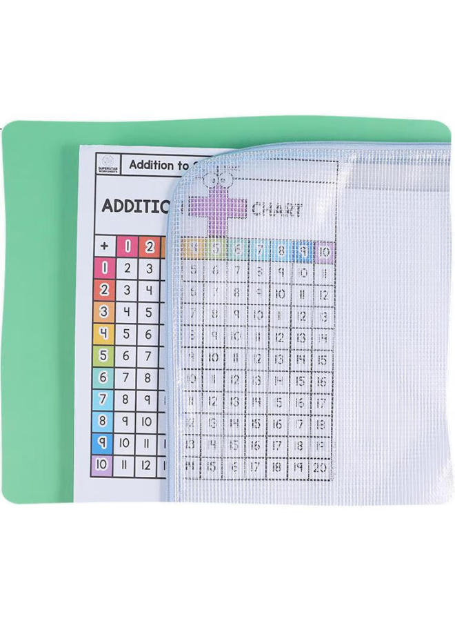 Kokuyo Peppa Pig Collaboration Series Student Subject Classification File Bag Zipper Bag Subject Bag, Green, 1 Piece, Wsg-Ku7Mk11 - Image 1