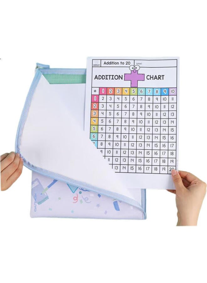 Kokuyo Peppa Pig Collaboration Series Student Subject Classification File Bag Zipper Bag Subject Bag, Green, 1 Piece, Wsg-Ku7Mk11 - Image 2