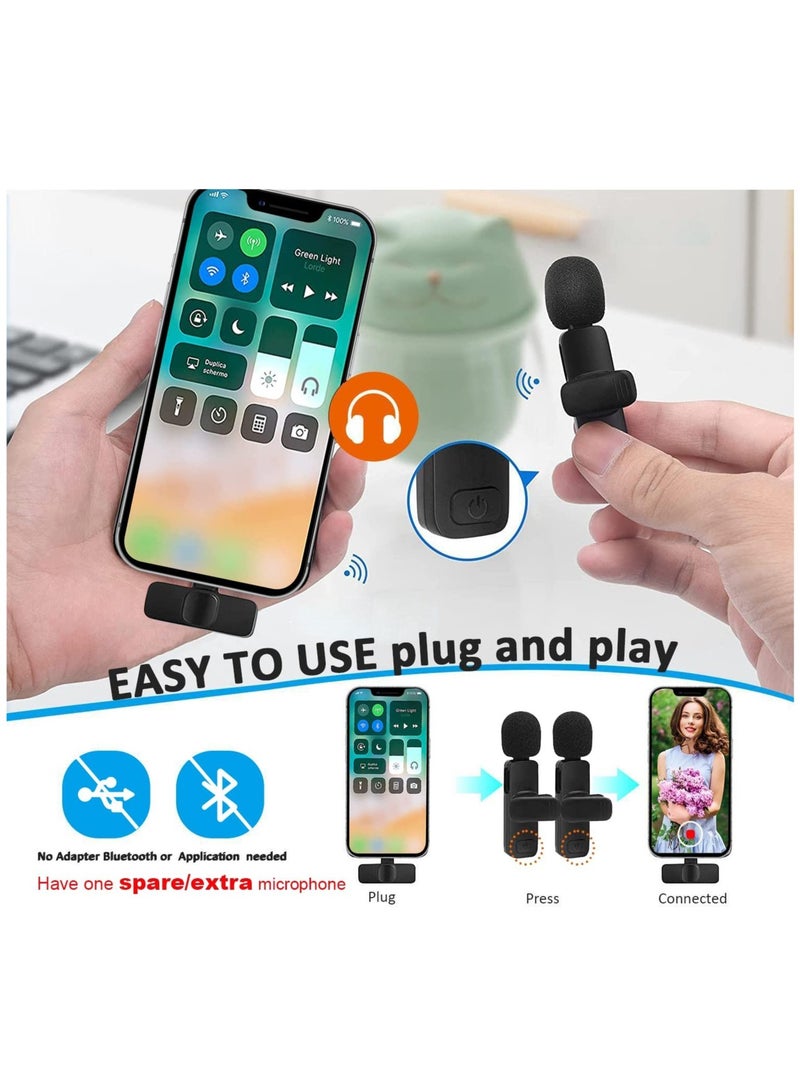 ELTRAZONE Professional Wireless Lavalier Lapel Microphone for iPhone, iPad - Cordless Omnidirectional Condenser Recording Mic for Interview Video Podcast Vlog YouTube - Image 4
