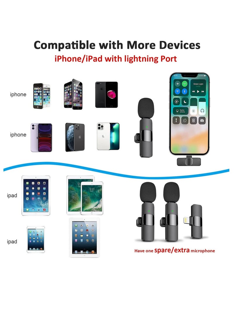 ELTRAZONE Professional Wireless Lavalier Lapel Microphone for iPhone, iPad - Cordless Omnidirectional Condenser Recording Mic for Interview Video Podcast Vlog YouTube - Image 5