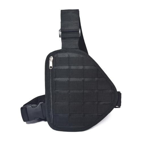 TWAYRDIO MOLLE Radio Tactical Chest Harness Pack, Multi-purpose Gear Carrier with Quick-release buckle and Adjustable Strap for Hiking, Cycling, Travel, Workouts, EDC - Image 1