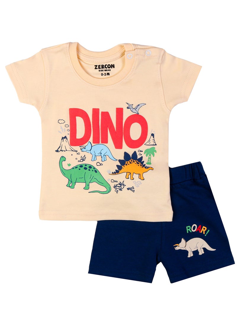Zercon Summer Pajama Set for Newborn Baby Boys - Summer Set for Boys - Image 1