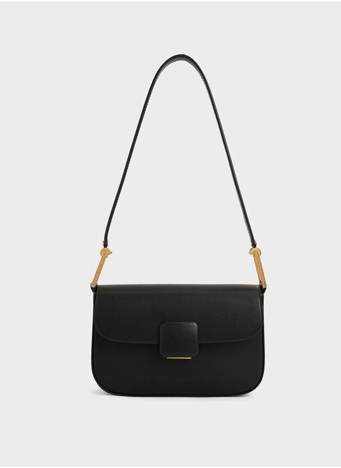 Charles & Keith Koa Square Push-Lock Shoulder Bag  - Image 1