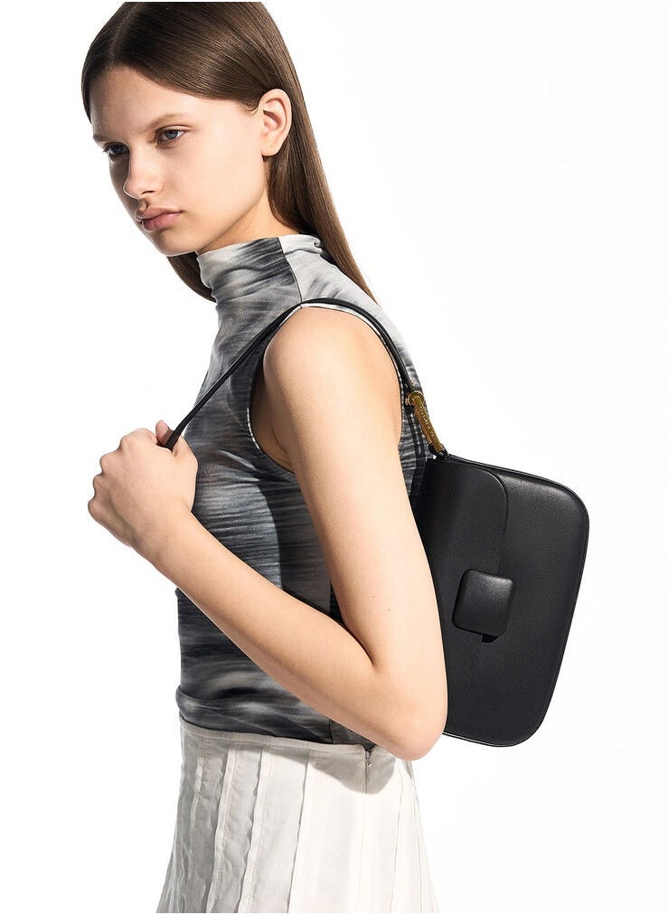 Charles & Keith Koa Square Push-Lock Shoulder Bag  - Image 2