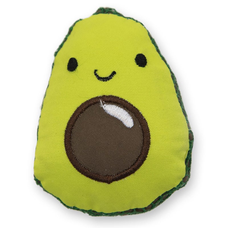 Catstages Lil' Avocato Cat Toy, Interactive Plush Avocado with Catnip, Kicker & Chew Toy for Indoor Cats, Encourages Active Play, Mental Stimulation, Dental Health, and Solo Fun, Green - Image 1