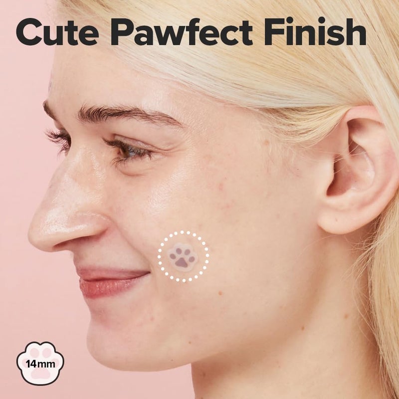 I DEW CARE Hydrocolloid Acne Pimple Patch - Timeout Blemish Happy Paws | Cute Patches, Facial Stickers, Absorbing with Tea Tree Leaf Oil, Trouble Treatment for Face, 36 Count - Image 5
